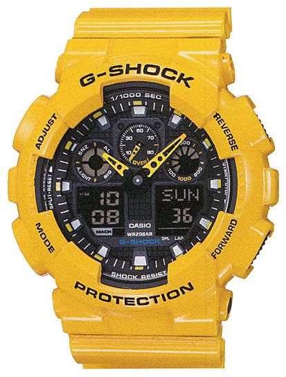 Наручные часы Casio GA-100A-9A. Фото 0.