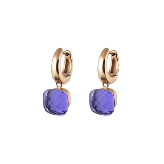 Серьги Firenze medium orchid