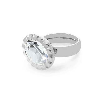 Кольцо TIVOLA UNICA big (S/P) Crystal 54