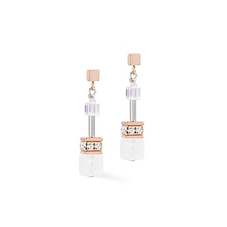 Серьги White-Rose Gold