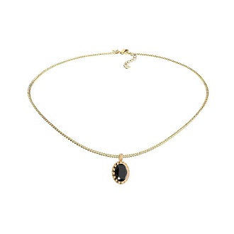 Колье TIVOLA UNICA big (G/P) Jet 3cm