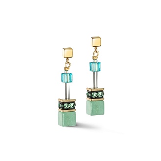 Пусеты Green-Turquoise