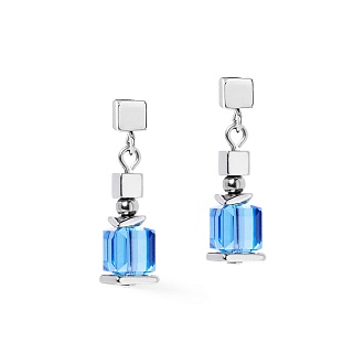 Серьги Blue-Silver