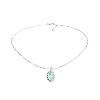 Колье TIVOLA UNICA big (S/P) Silky sage delite 3cm