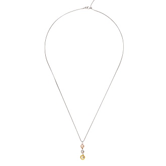 Колье Gray colors (Crystal, Grey, Black diamond)