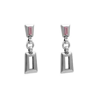 Серьги DETALLE COLOR ROSA