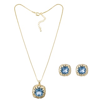 Комплект колье+серьги