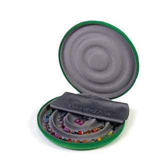 Дорожный футляр для бижутерии Green