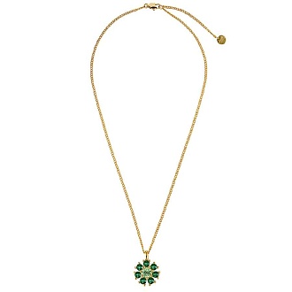 Колье DELISE SG EMERALD GREEN