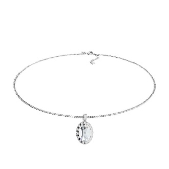 Колье TIVOLA UNICA big (S/P) Crystal 3cm